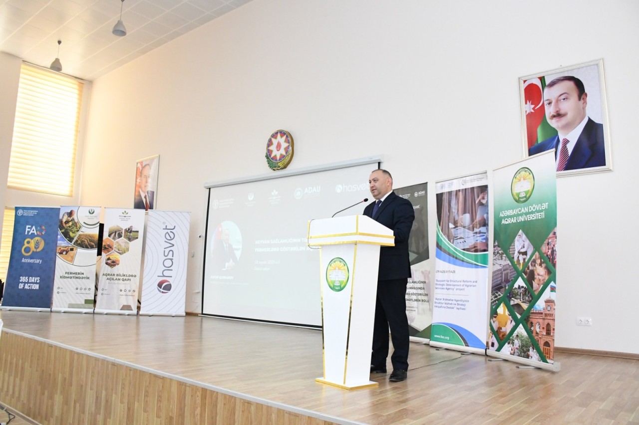 ADAU-da fermerlər üçün heyvan sağlamlığı üzrə təlim keçirilib - FOTOLAR